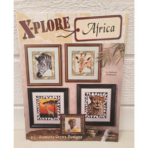 X-Plore Africa by Jeanette Crews Cross Stitch Pattern Booklet